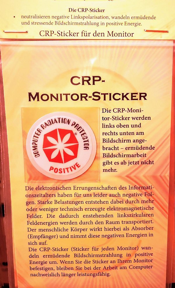CRP Sticker Pen - Yang - ElektrosmogPen - Yang Kornkammer Natur