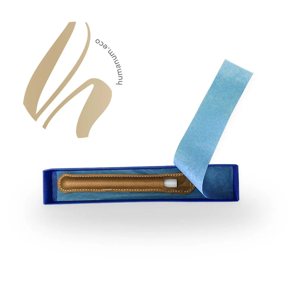 Getränkstab in einer Verpackung mit Humanum Logo