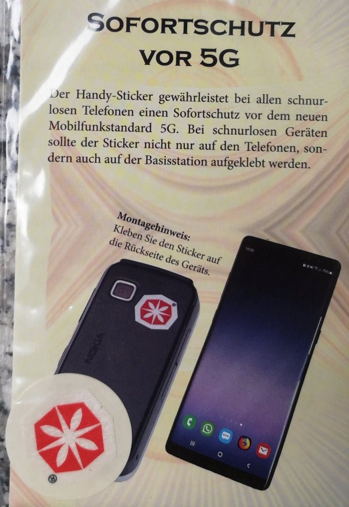 Handy Sticker - ElektrosmogPen - Yang Kornkammer Natur