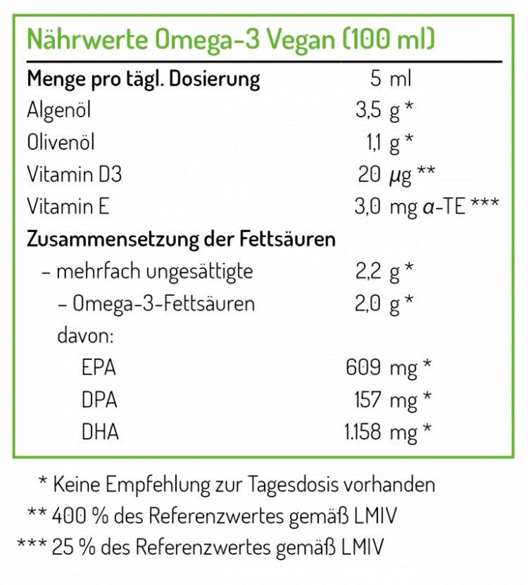 Omega 3 Öl vegan Norsan - NahrungsergänzungNorsan Kornkammer Natur