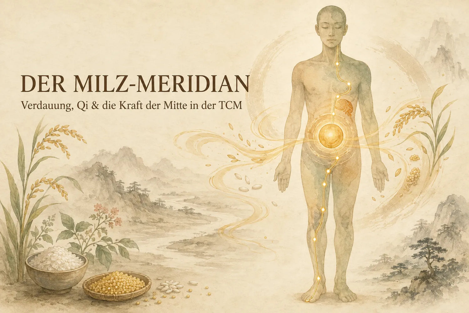 Der Milz-Meridian: Verdauung, Qi & die Kraft der Mitte in der TCM