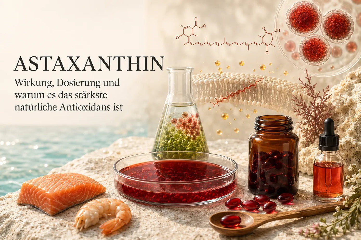 Astaxanthin: Wirkung, Dosierung und warum es das stärkste natürliche Antioxidans ist