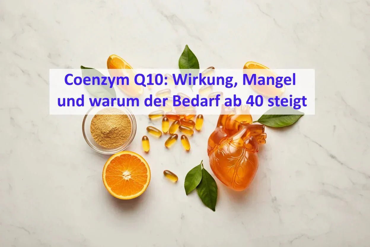 Coenzym Q10: Wirkung, Mangel und warum der Bedarf ab 40 steigt - Kornkammer Natur