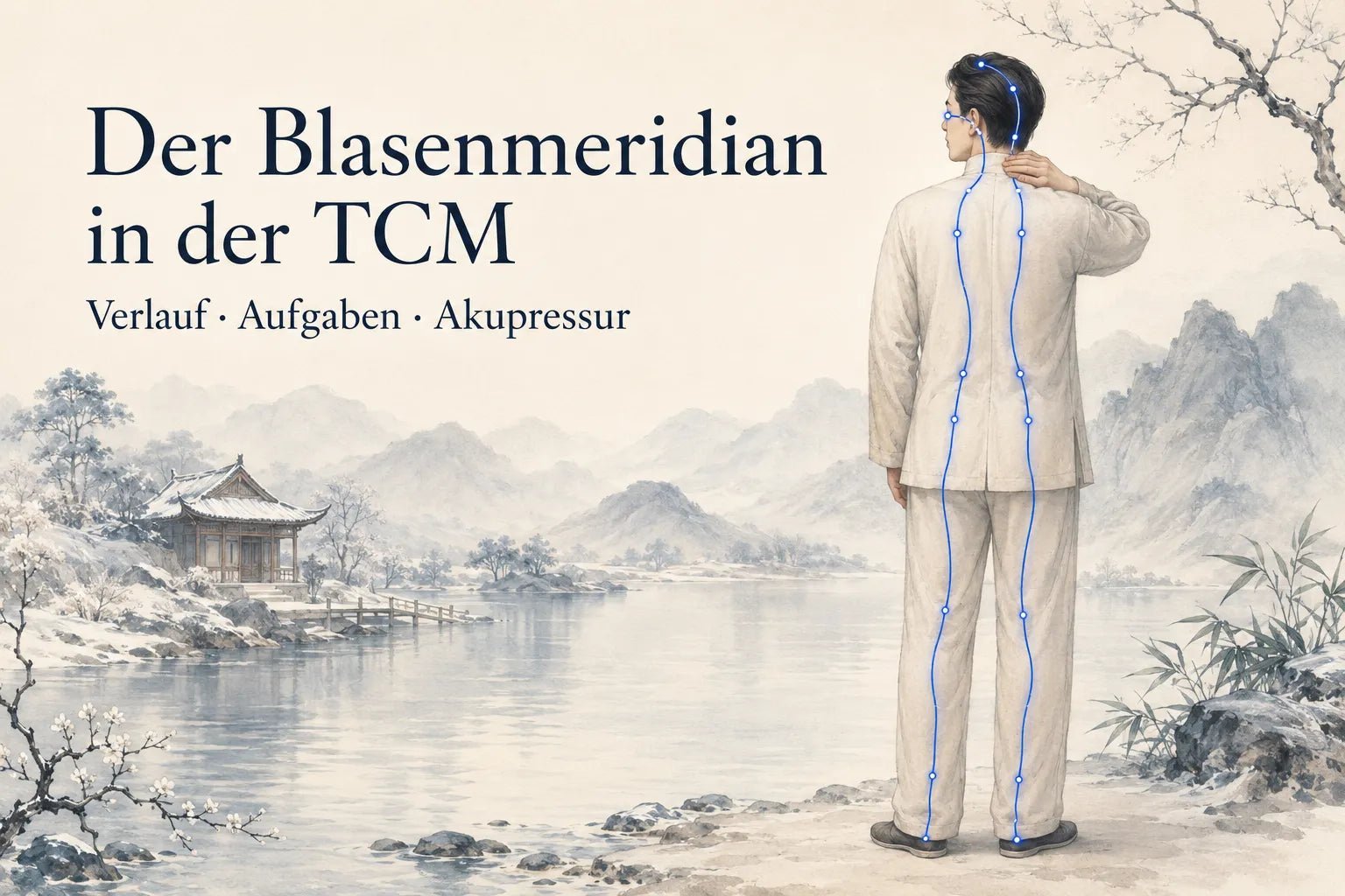 Der Blasenmeridian in der TCM: Verlauf, Aufgaben und Akupressur