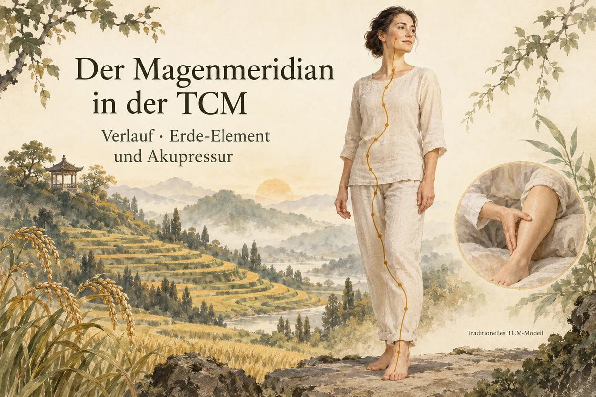 Der Magenmeridian in der TCM: Verlauf, Erde-Element und Akupressur