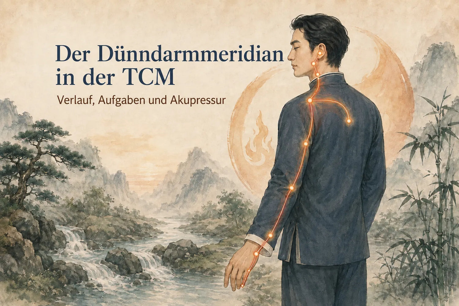 Der Dünndarmmeridian in der TCM: Verlauf, Aufgaben und Akupressur