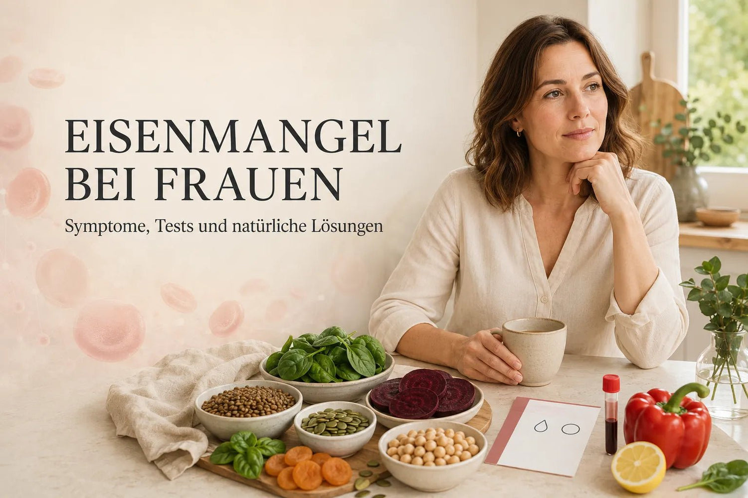Eisenmangel bei Frauen: Symptome, Tests und natürliche Lösungen