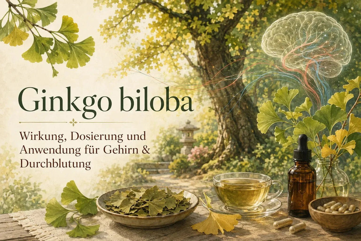 Ginkgo biloba: Wirkung, Dosierung und Anwendung für Gehirn & Durchblutung