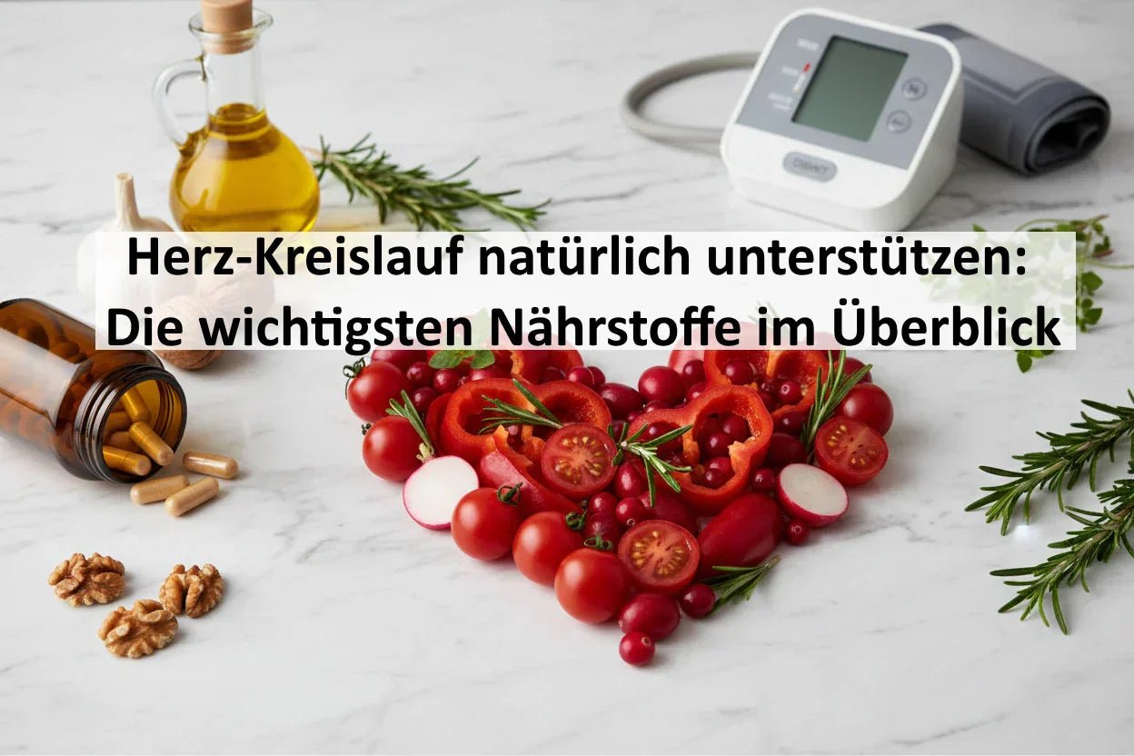 Herz-Kreislauf natürlich unterstützen: Die wichtigsten Nährstoffe im Überblick - Kornkammer Natur