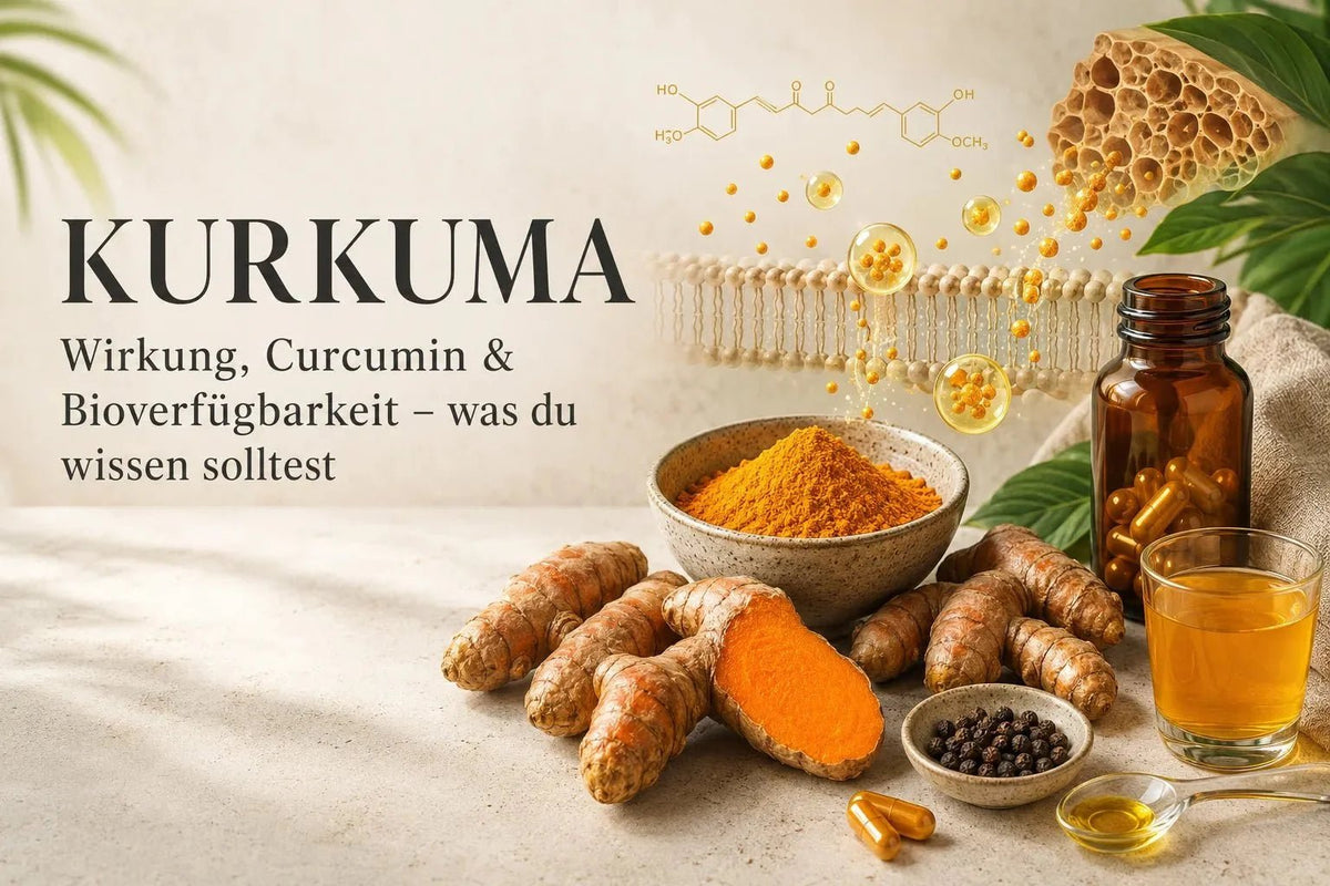 Kurkuma: Wirkung, Curcumin & Bioverfügbarkeit – was du wissen solltest
