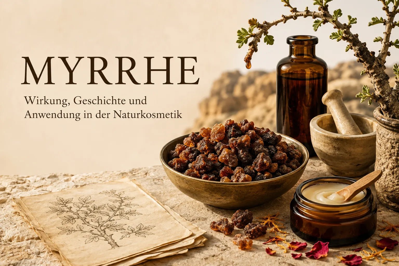 Myrrhe: Wirkung, Geschichte und Anwendung in der Naturkosmetik
