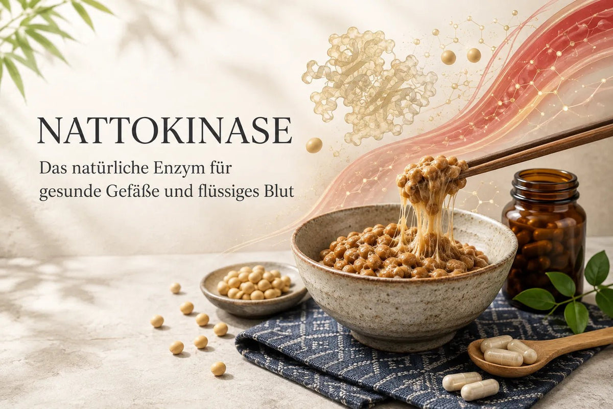 Nattokinase: Das natürliche Enzym für gesunde Gefäße und flüssiges Blut
