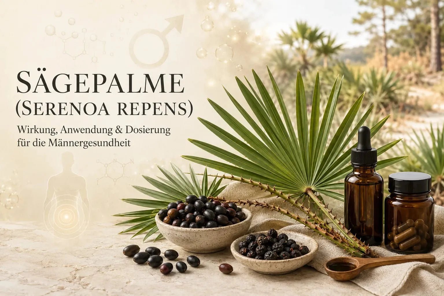Sägepalme (Serenoa repens): Wirkung, Anwendung & Dosierung für die Männergesundheit