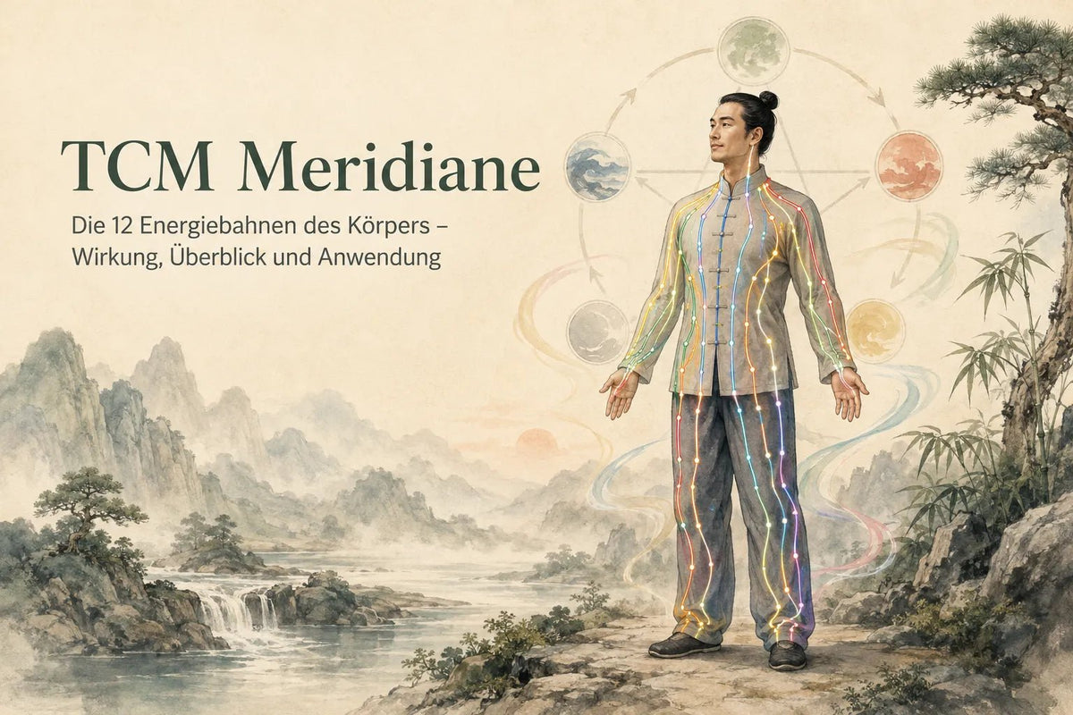 TCM Meridiane: Die 12 Energiebahnen des Körpers – Wirkung, Überblick und Anwendung