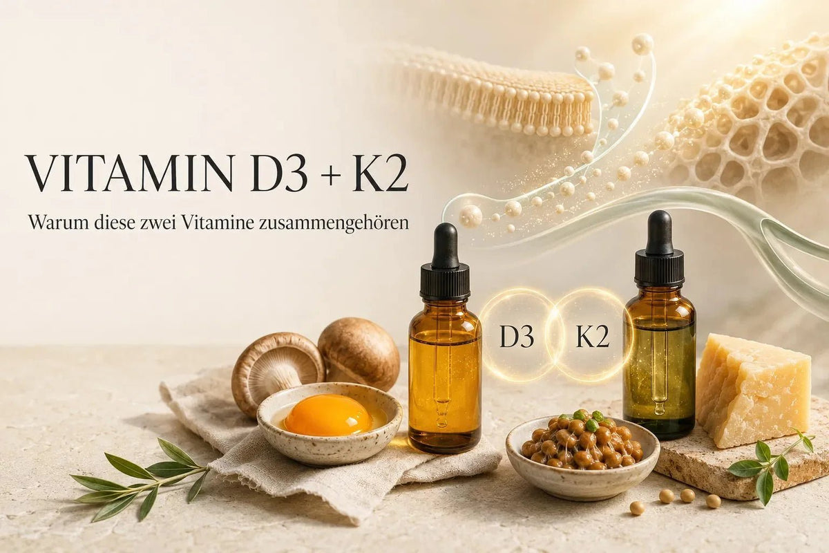 Vitamin D3 + K2: Warum diese zwei Vitamine zusammengehören