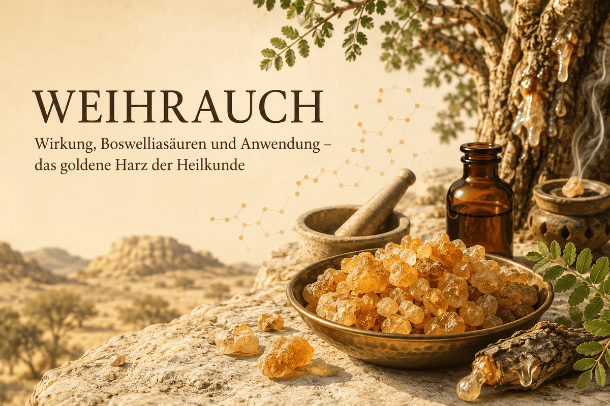 Weihrauch: Wirkung, Boswelliasäuren und Anwendung – das goldene Harz der Heilkunde