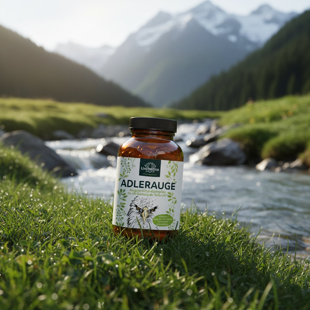 Adlerauge - Nahrungsergänzung für das Auge - 120 Kapseln - von Unimedica Kornkammer Natur Style
