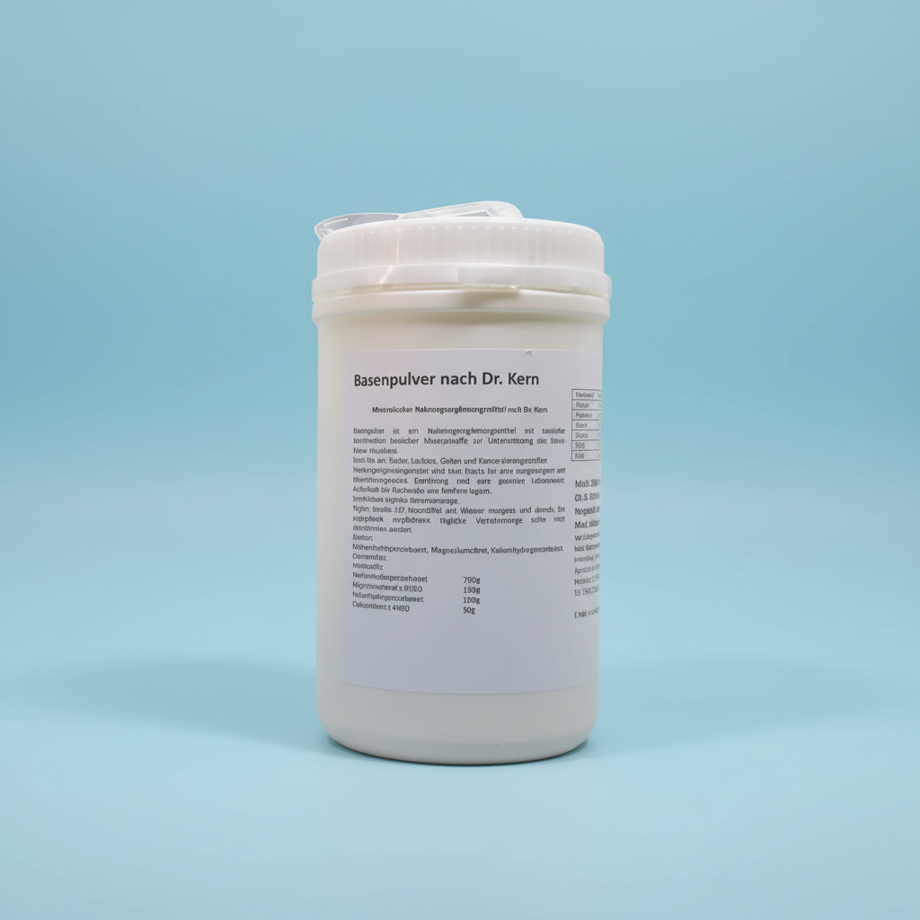 Basenpulver zum Auflösen in Wasser, Natriumhydrogencarbonat, Calciumcitrat, Magnesiumcitrat, Kaliumhydrogencarbonat Studio