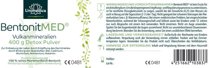 Bentonit Med® Detox Pulver - 400 g