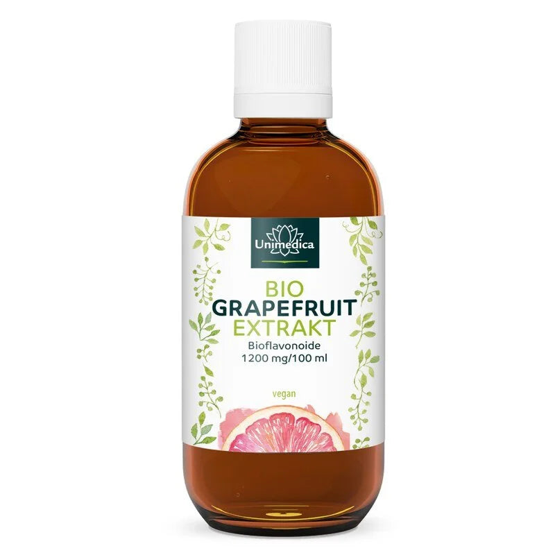 Bio Grapefruit Extrakt - Unimedica mit Bioflavonoide und vegan für 1200mg/100ml