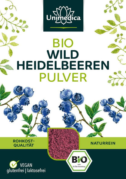 Bio Wild Heidelbeeren Pulver von unimedica
