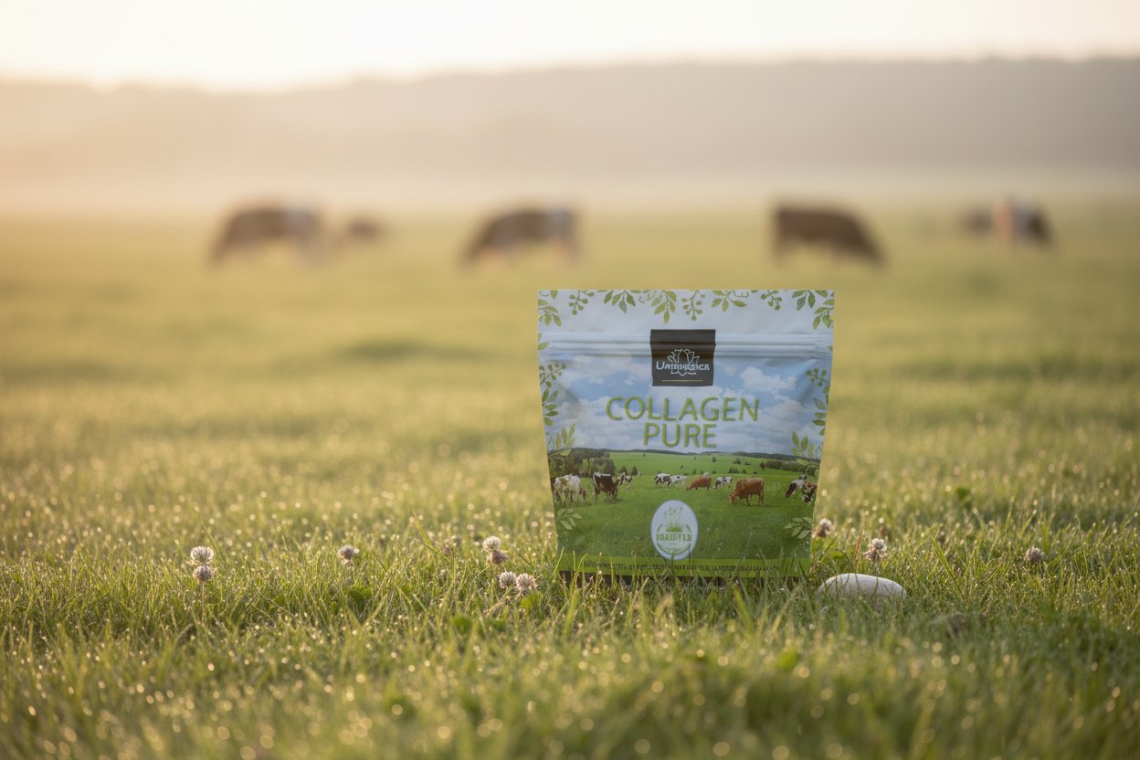 Collagen Pure - Kollagenprotein - aus LIAF zertifizierter Weidehaltung und Grasfütterung - 450 g Pulver Weide