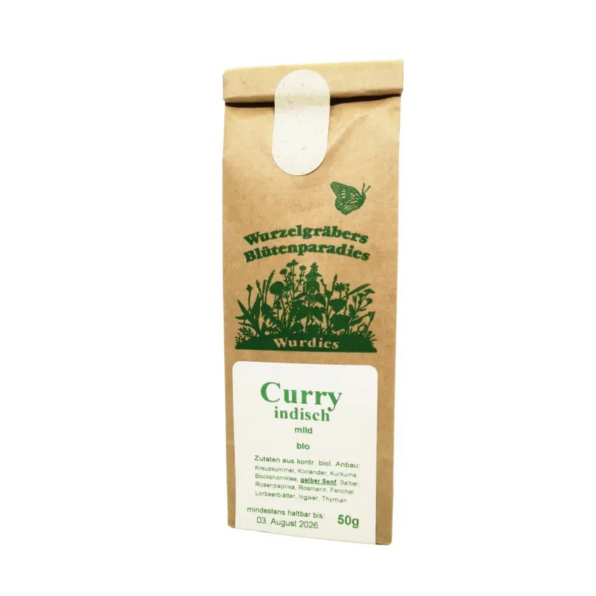 Curry, indisch bio 50g - Gewürze Wurdies Kornkammer Natur