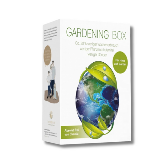 Gardening Box mit Pflanzenwasser, Pflanzenquelle und Whirlator Wasser Pflanzen Haus Feinstofflich Kornkammer Natur Humanum