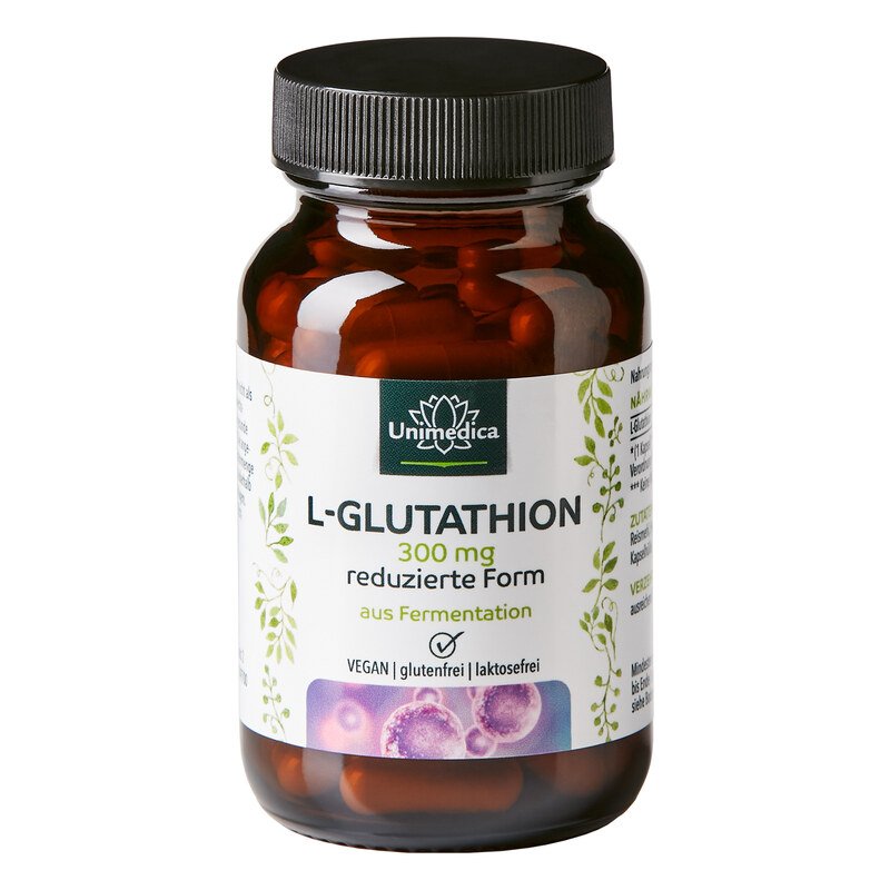 Glutathion - reduziertes L-Glutathion aus natürlicher Fermentation - 300 mg pro Tagesdosis