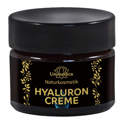 Hyaluron Creme - mit Aloe vera-Blattsaft, Hyaluronsäure und Lavendel - 50 ml Tiegel