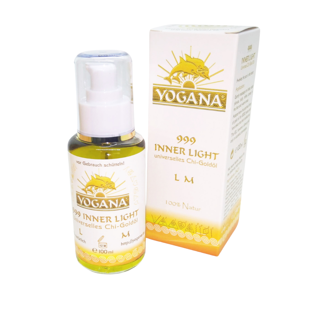 Yogana 999 Inner Light LM mit Verpackung Leber Milz Yogana Organstärkung Leber Kornkammer Natur Körper Öl Lotion