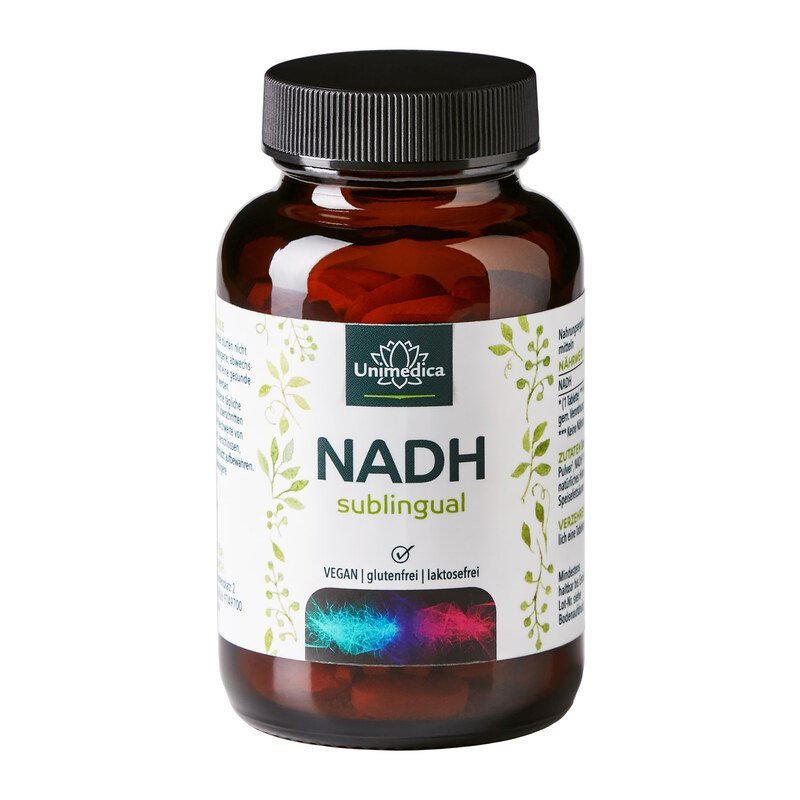 NADH sublingual - 20 mg pro Tagesdosis - 60 Tabletten - NahrungsergänzungUnimedica Kornkammer Natur