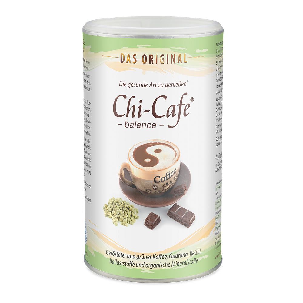Chi Cafe Mineralien Frau Getränkepulver Darm Ballaststoffe Mineralstoffe grüner Kaffee Vegan vegetarisch Kornkammer Natur Bio Lebensmittel