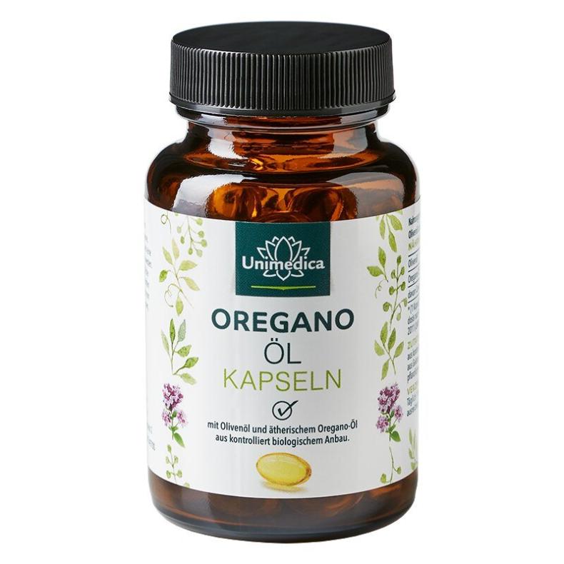Oregano Öl Kapseln - Nahrungsergänzung Unimedica Kornkammer Natur