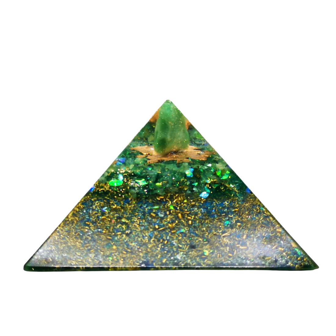 Orgon Pyramide - grün - sehr groß