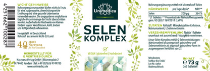 Sleen Komplex von Unimedica vegan glutenfrei und hochdosiert