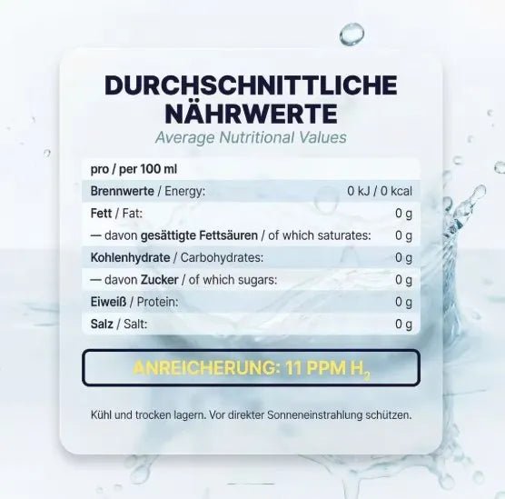 AWAKE Wasser + molekularer Wasserstoff - Dose 250ml - H2 Vital GmbH Kornkammer Natur