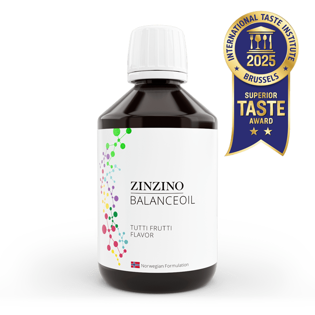 Balance Öl+ Fischöl mit Omega-3 - 300 ml - Zinzino - Nahrungsergänzung Kornkammer Natur - Tutti Frutti