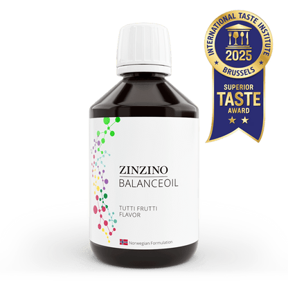 Balance Öl+ Fischöl mit Omega-3 - 300 ml - Zinzino - Nahrungsergänzung Kornkammer Natur - Tutti Frutti