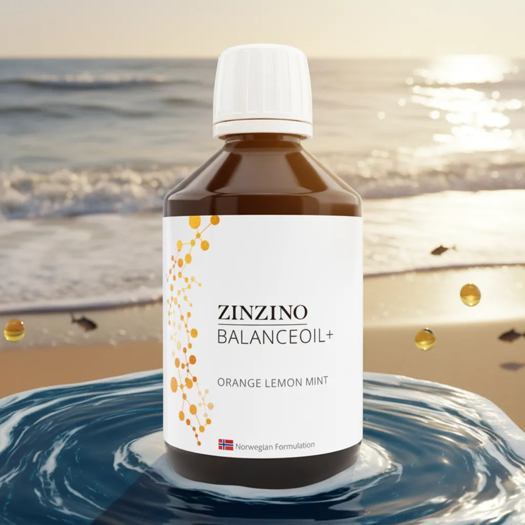 Zinzino Balance Öl 300ml Fischöl mit Geschmack orange lemon mint