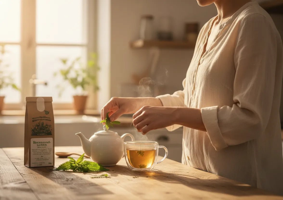 Brennesselblätter, geschnitten Bio - Tee - Wurdies - Kornkammer Natur - Teezubereitung