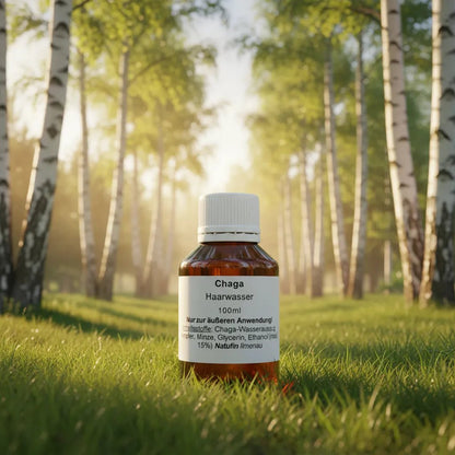 Chaga Haarwasser - Haarprodukte - Natufin - Kornkammer Natur - Wald