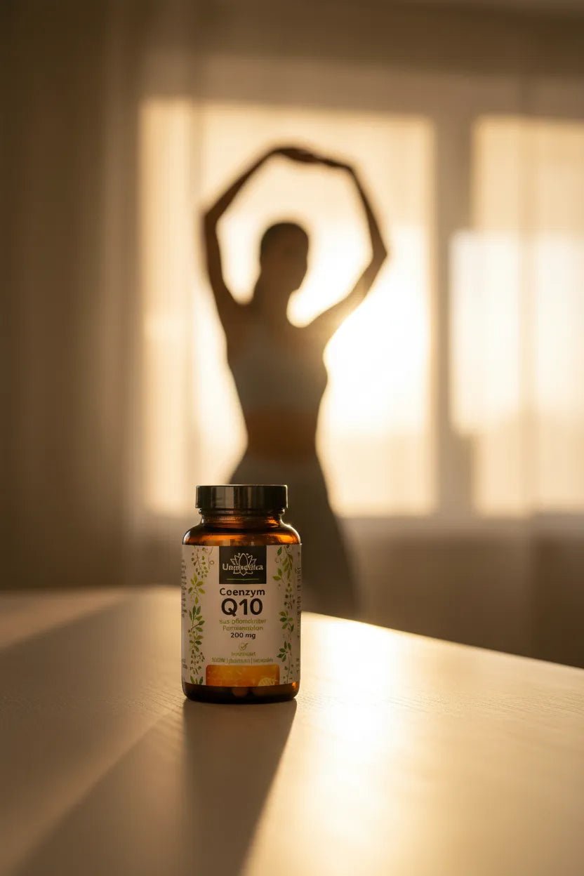 Coenzym Q10 120 Kapseln - 200 mg pro Tagesdosis - Nahrungsergänzung - Unimedica - Kornkammer Natur style