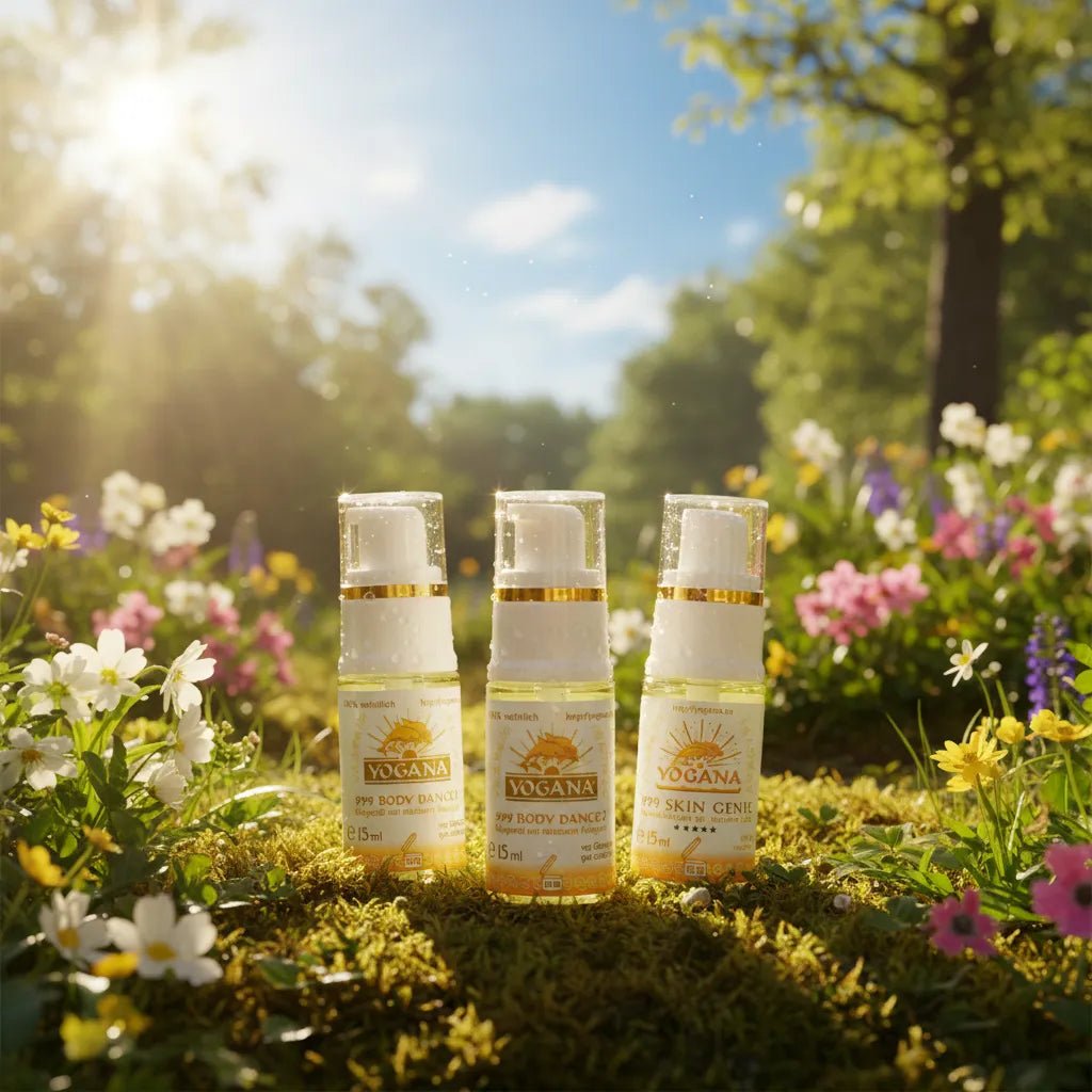 Delphinset 3 für den Körper von Yogana (Body Dance 1 + 2 und Skin Genie je 15ml) - Körperöl/lotionYogana Kornkammer Natur