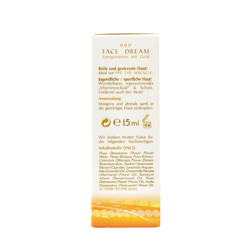 999 Face Dream Yogana 15ml Gesichtscreme Schönheit Inci Feinstofflich Kornkammer Natur