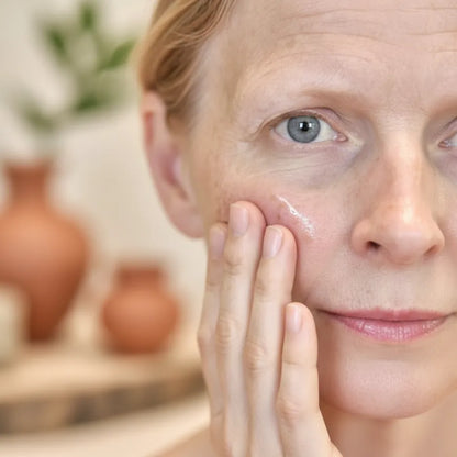 Yogana 999 Face Dream Goldserum Anwendung - natürliche Anti-Aging Gesichtspflege Frau Anwendung