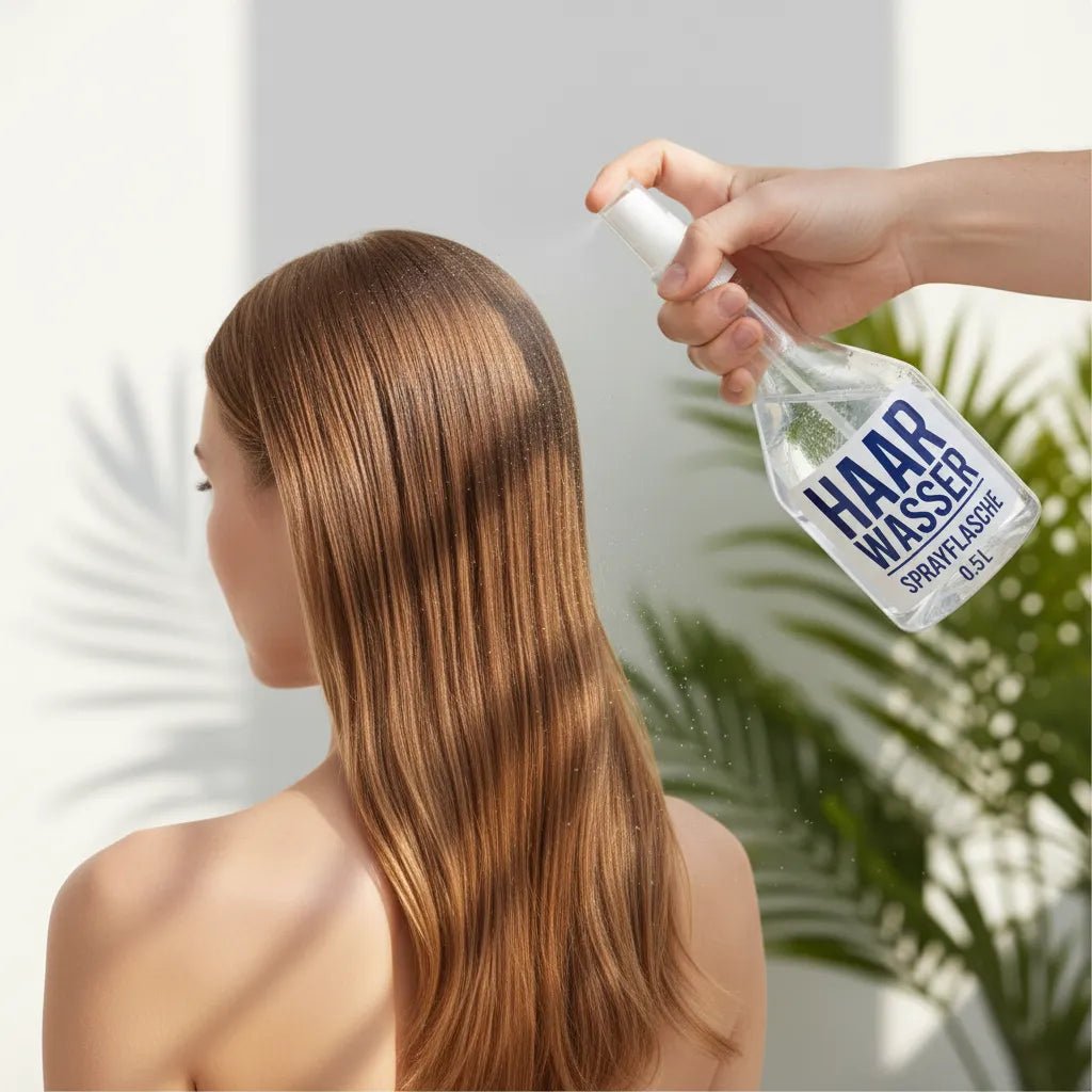 Haarwasser 50ml - Konzentrat - Haarprodukte Humanum - Kornkammer Natur - Anwendung Frau