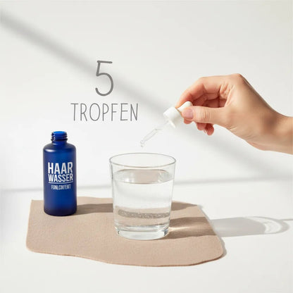 Haarwasser 50ml - Konzentrat - Haarprodukte Humanum - Kornkammer Natur - Anwendung 5 Tropfen