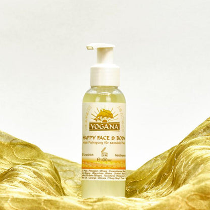 happy face and body wasch gel waschgel natur fuer gesicht und koerper yogana 100ml kornkammer natur