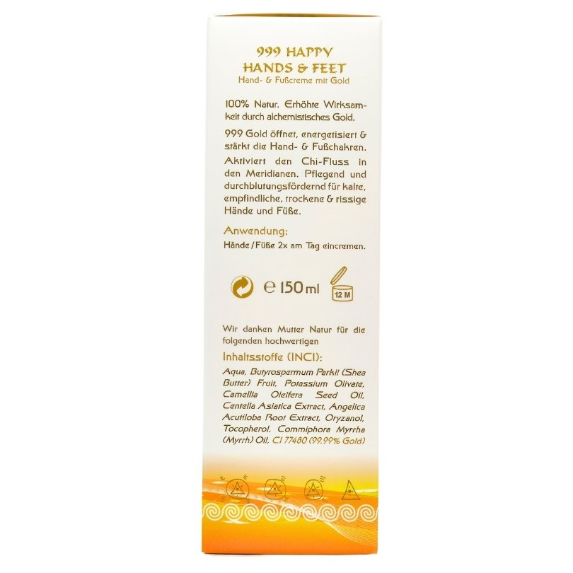 999 Happy Hands &amp; Feet 35 und 150ml Yogana Hände und Füße Kornkammer Natur Frau Mann Körper Bewegung Gesundheit INCI